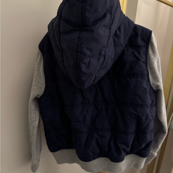 Tucker + Tate Kids' Summit Crest Mixed Media Jacket in Navy Size 5 - Picture 3 of 4